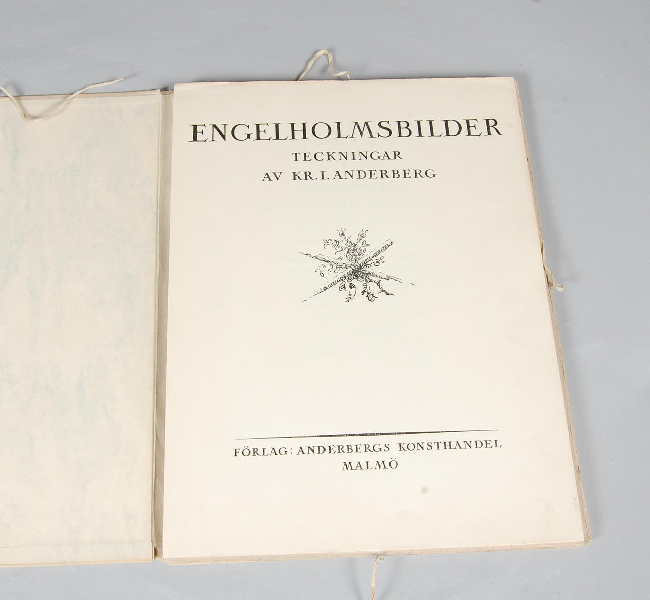 ENGELHOLMSBILDER, mapp med 29 st , teckningar av KR. I. Anderberg.