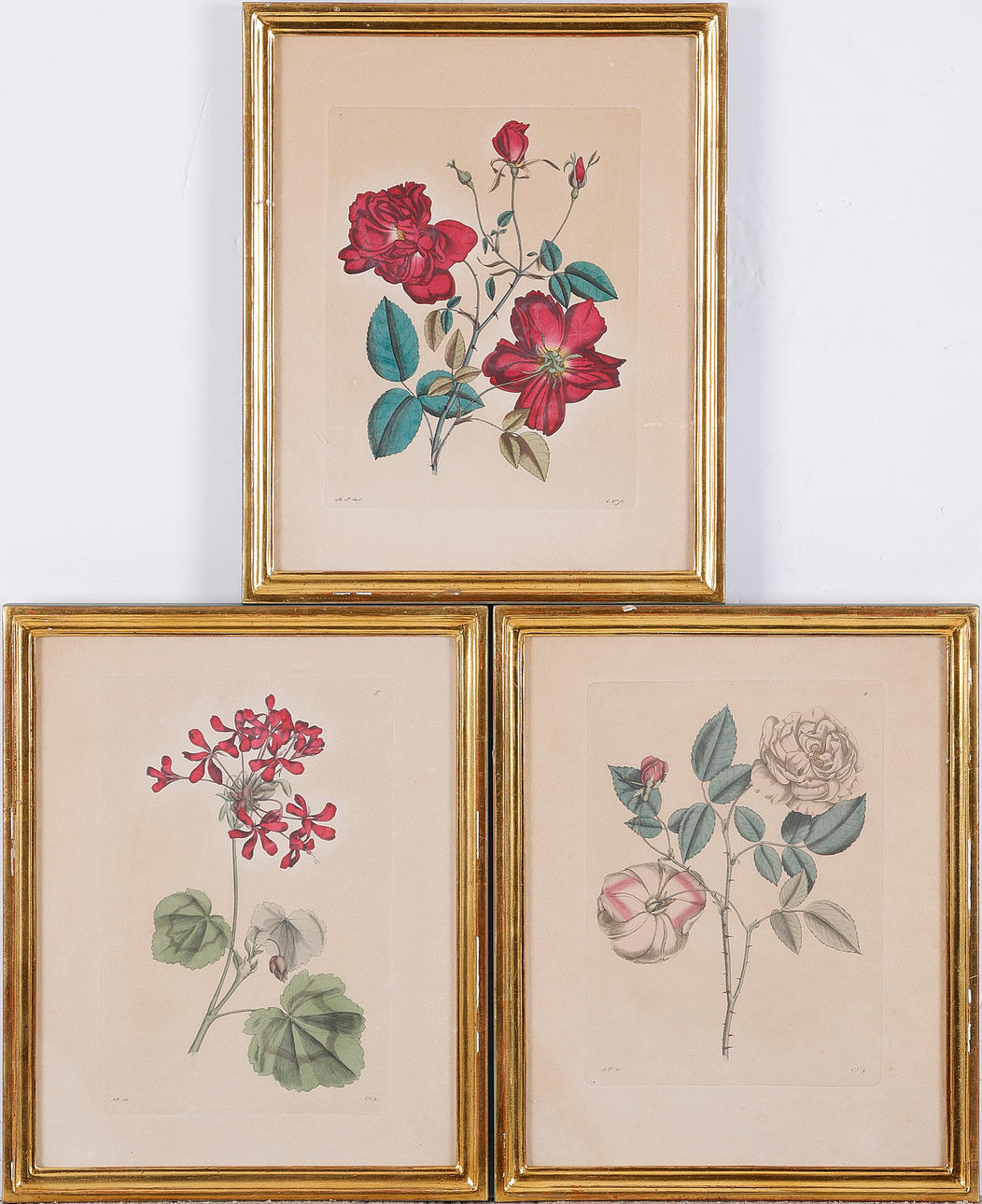 PALO DE COBRE, de colores, 3 piezas, flores.