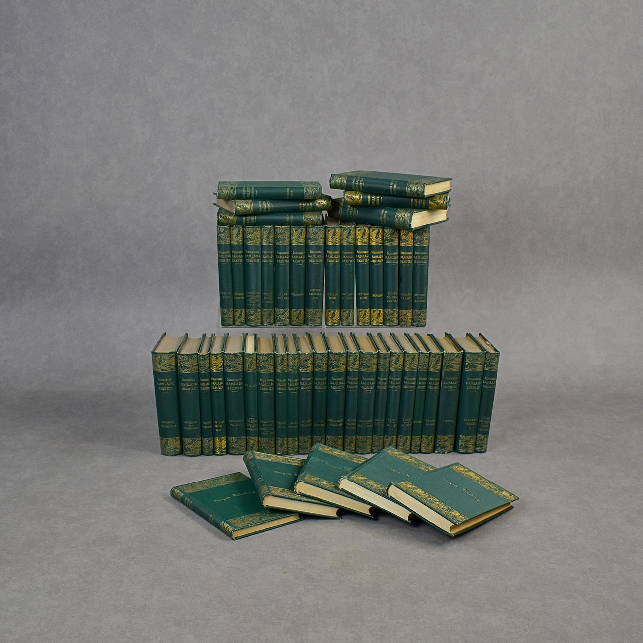 STRINDBERG'S COLLECTED WRITINGS, 47 volumes, Albert Bonnier, Stockholm ...