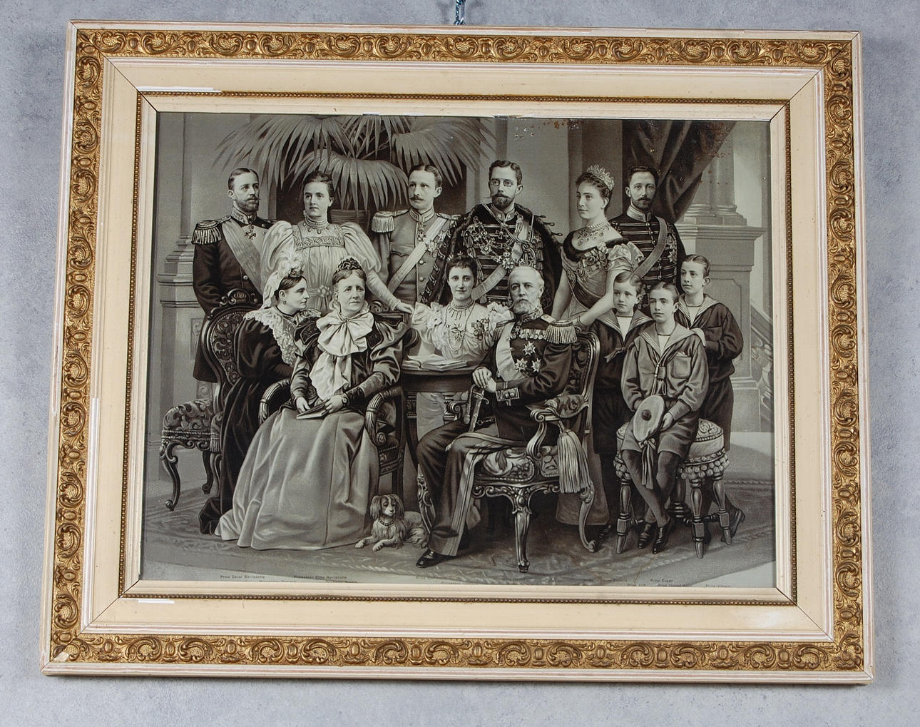 FOTOGRAFI, med kungafamiljen,1900-talets början.