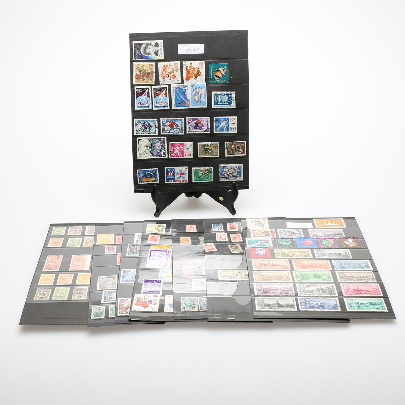 FRIMÄRKEN, 8 kartor, Sovjet, Ryssland, Olympiad.