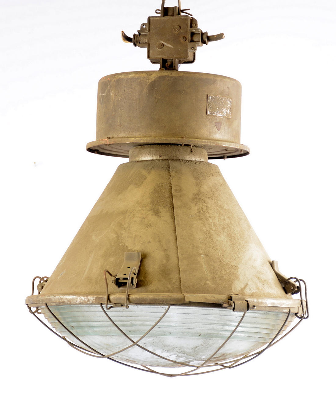 INDUSTRILAMPA, metall och glas, modell ORP-250E-1.