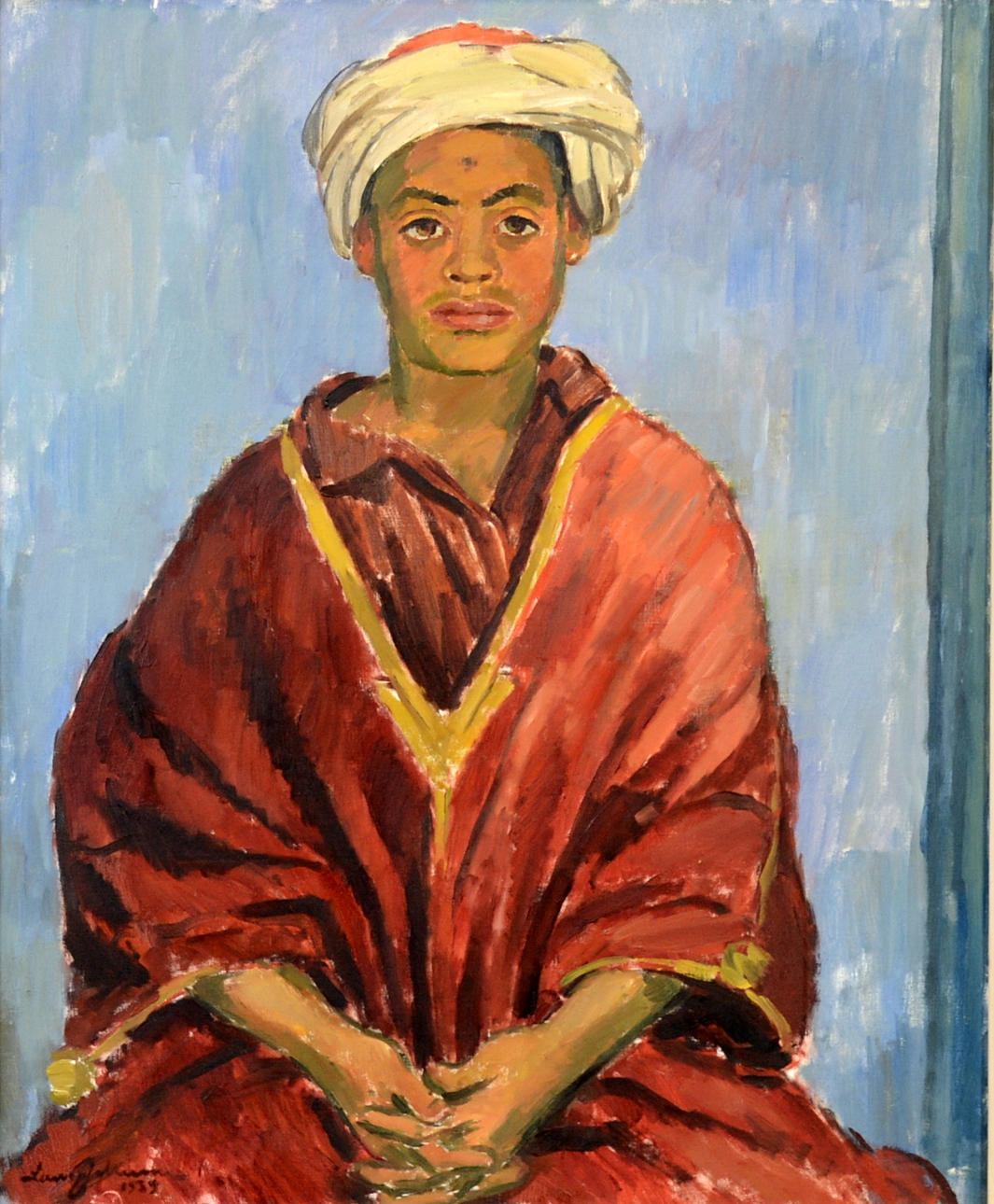 LASSE JOHNSON. Olja på duk.