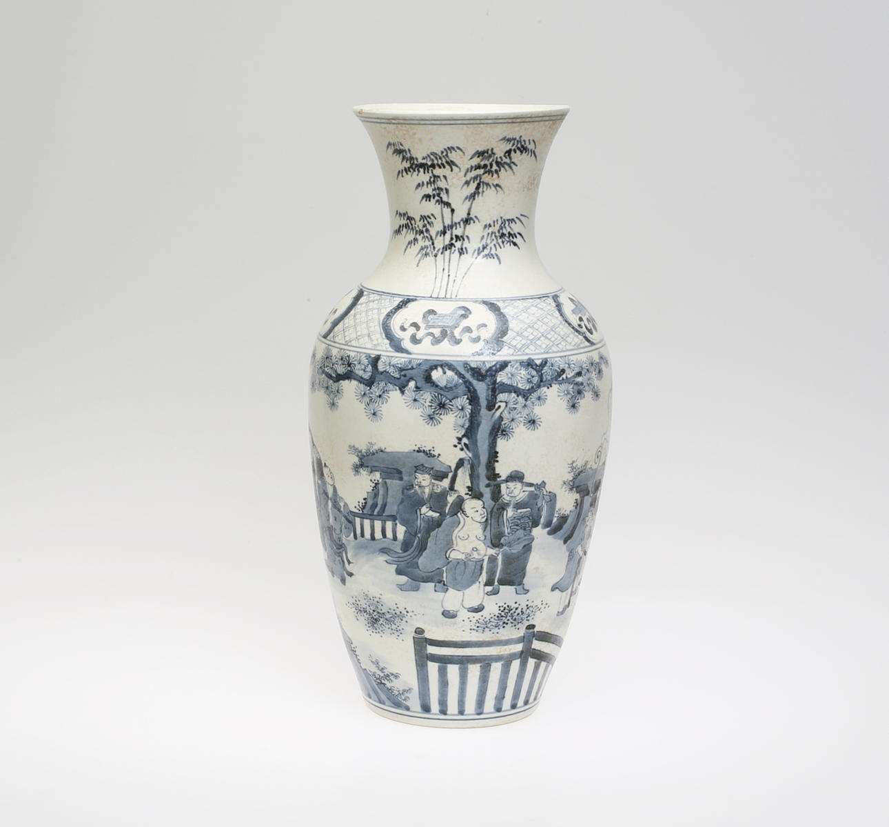 URNA, keramik, Kina, Ming stil, 1900-tal.