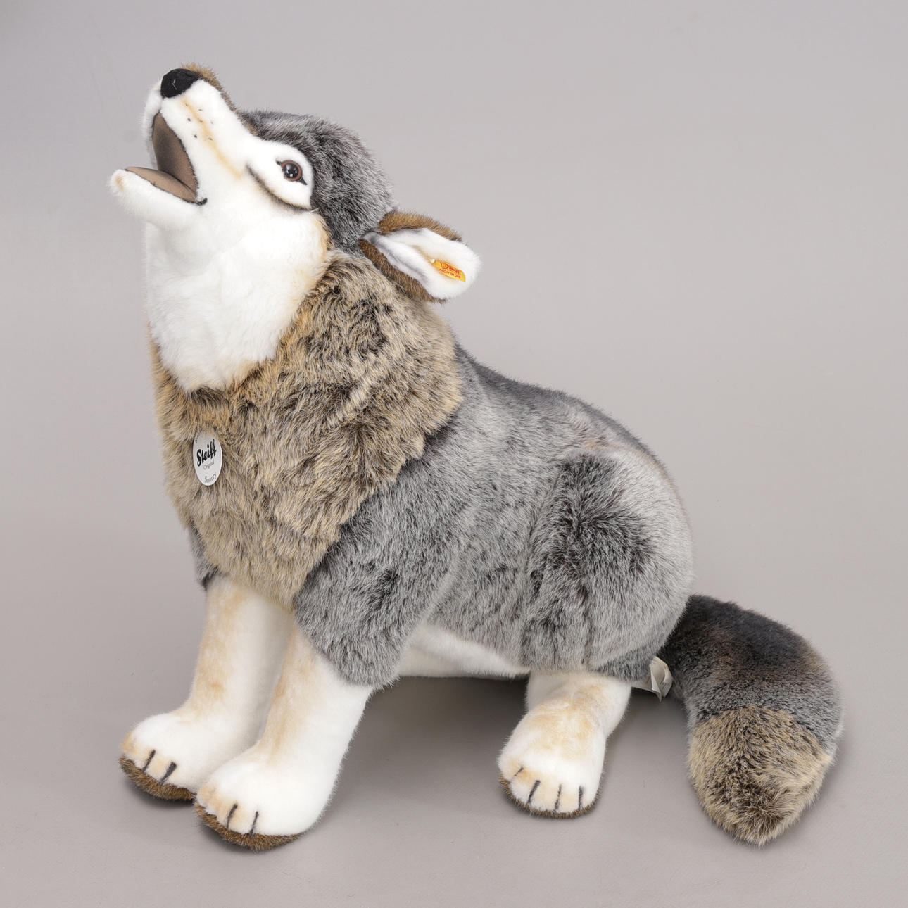STEIFF, Wolf "Snorry", Höhe 64 cm.
