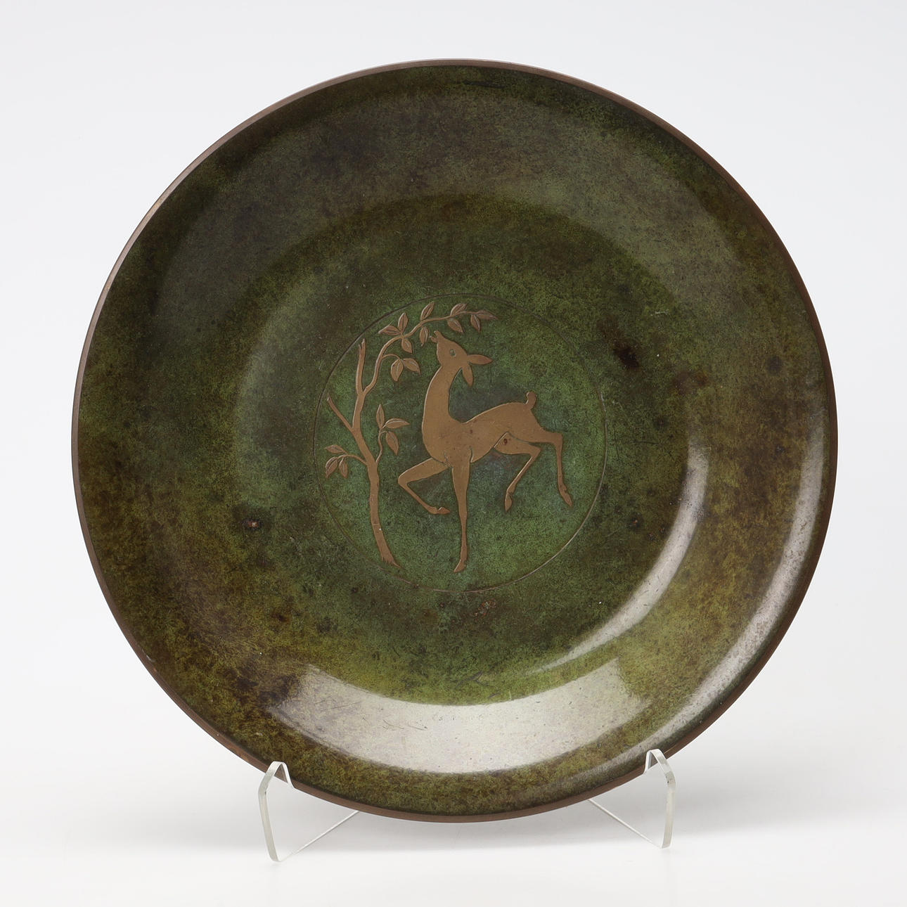 BARREL, 1930s, Denmark, marked Genuine refractory bronze.