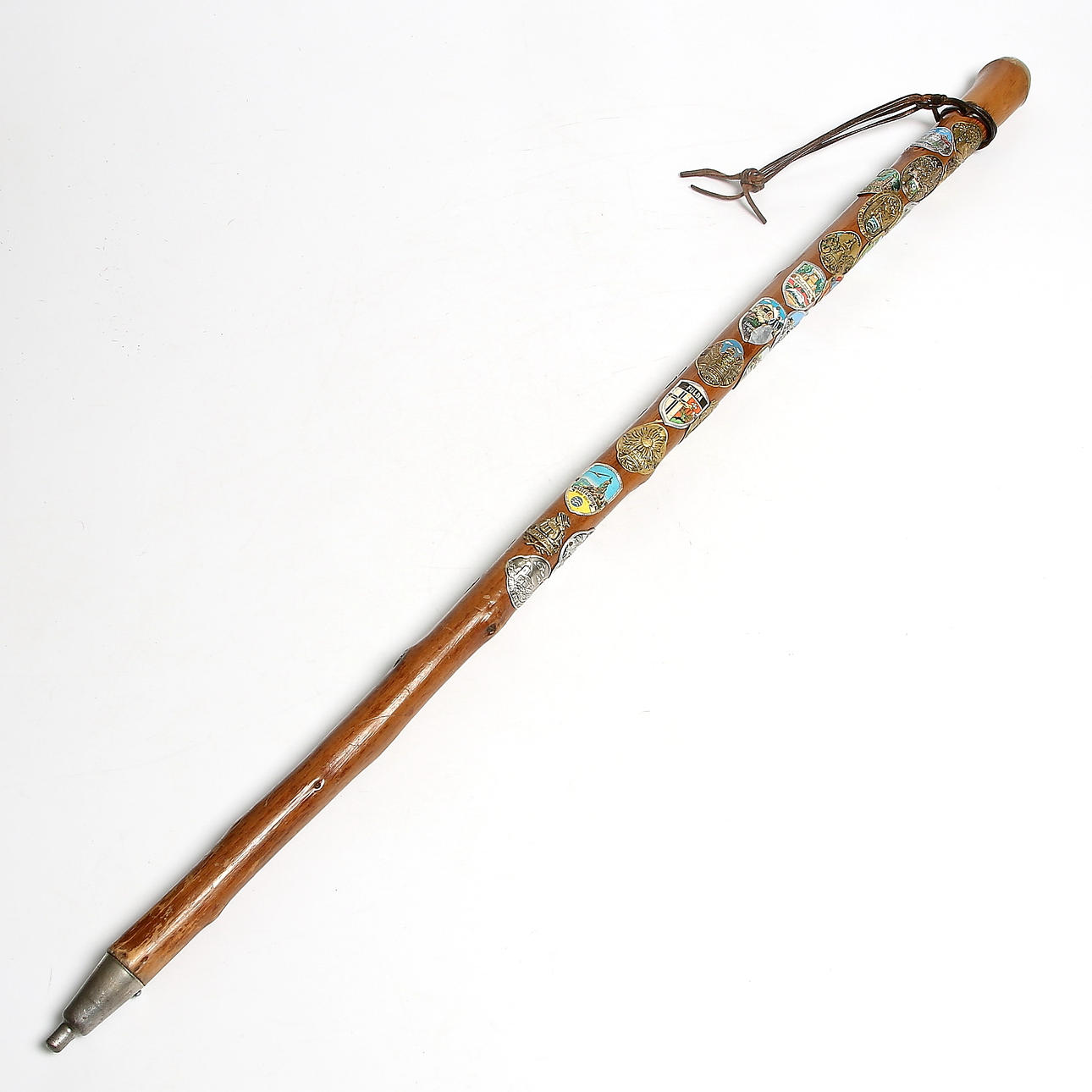 VANDRINGSKÄPP, trä. 1900-tal.