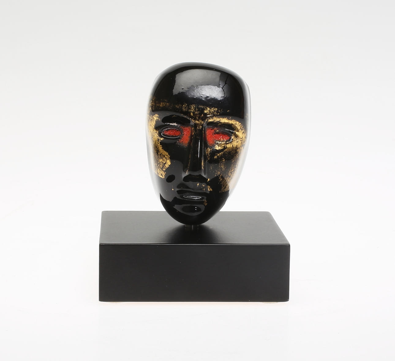 BERTIL VALLIEN. Konstglas, "Brain" Kosta Boda, signerad.