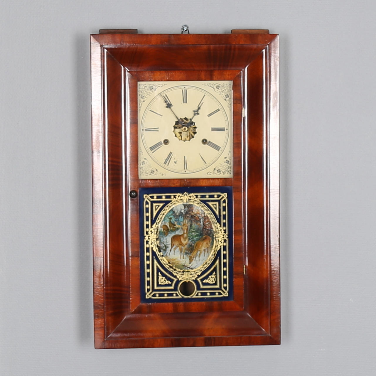 VÄGGUR, Amerikaklocka, Jerome & Co, 18/1900-tal.