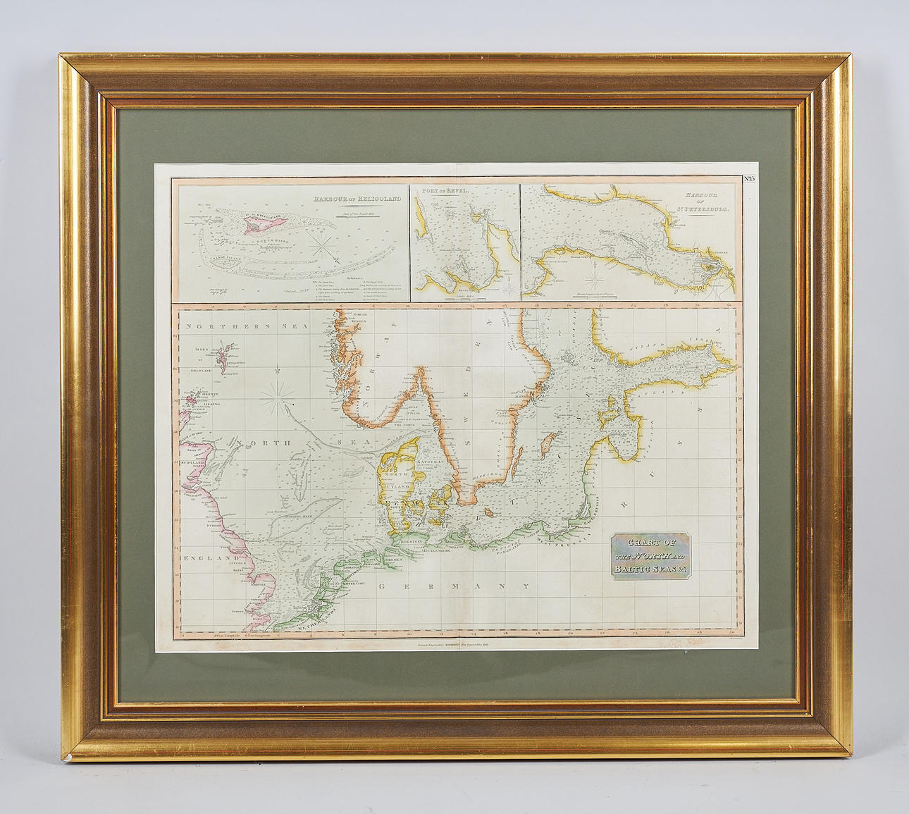 Ostseekarte, John Thomson, Edinburgh 1816.