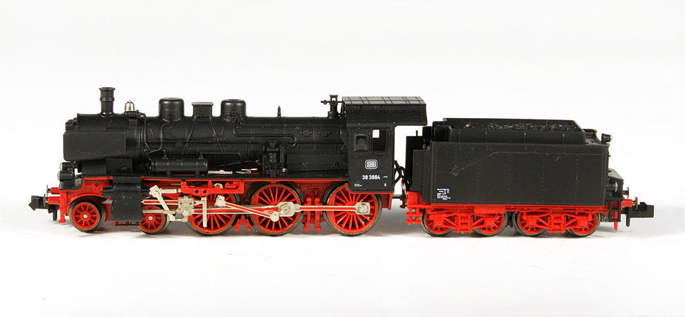 LOKOMOTIV, DB-lok med anbud, mätare N. Tyskland. 1900-tal.