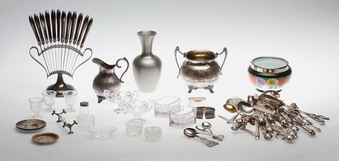 GLAS OCH METALL, 1800-1900-tal.
