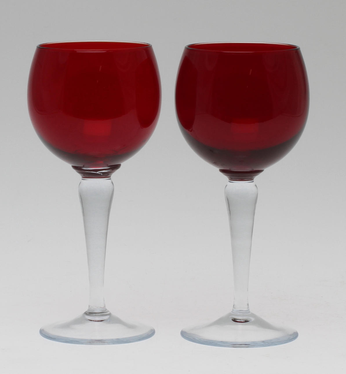 RÖDVINSGLAS, 12 st, glas, 1900-tal.