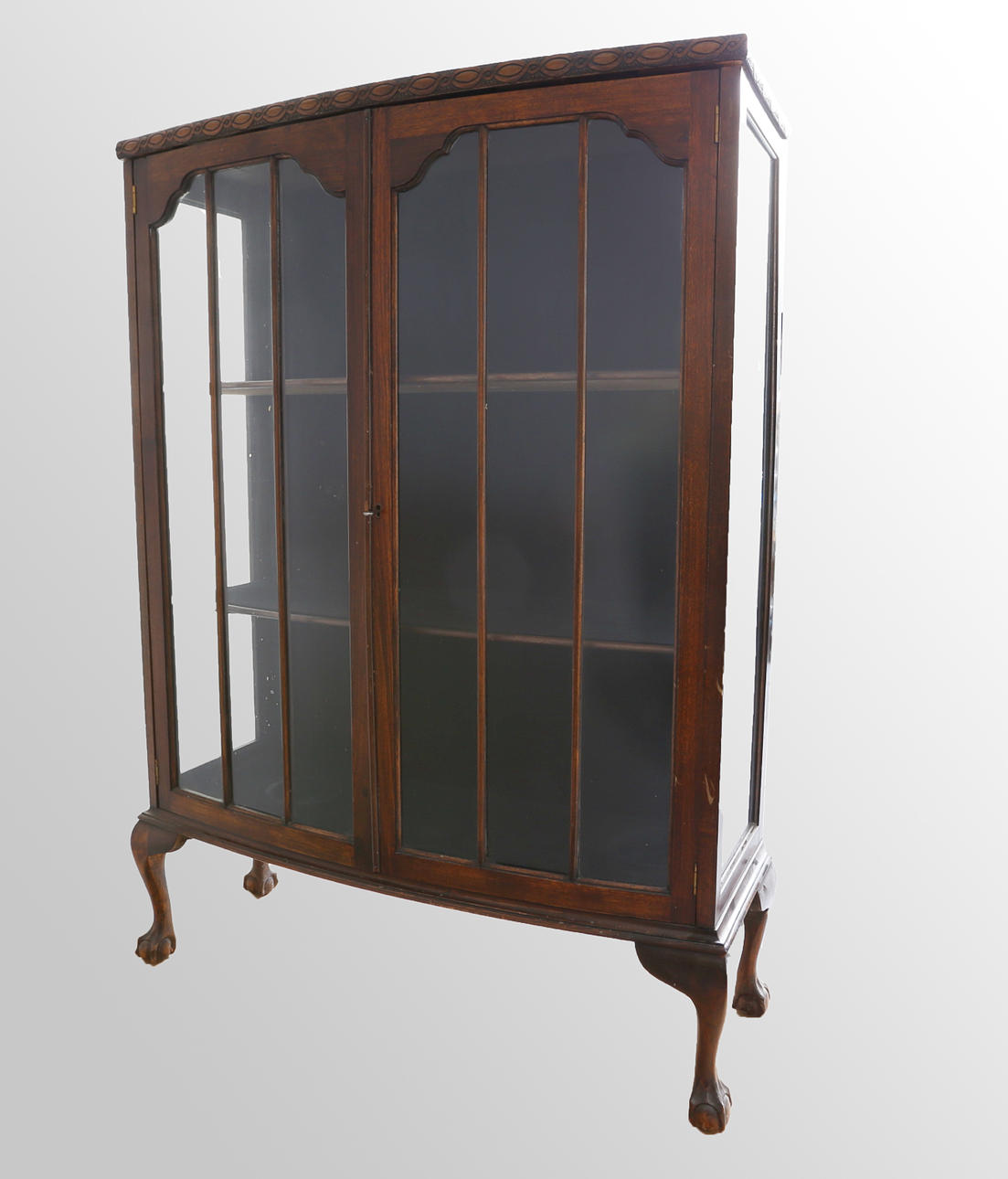 VITRINSKÅP, "rokokostil", 18/1900-tal.