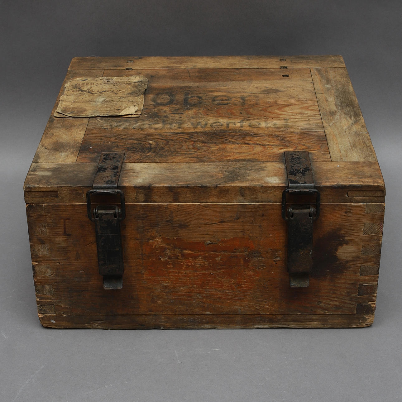 MUNITIONSKISTE, Holz, Deutschland.