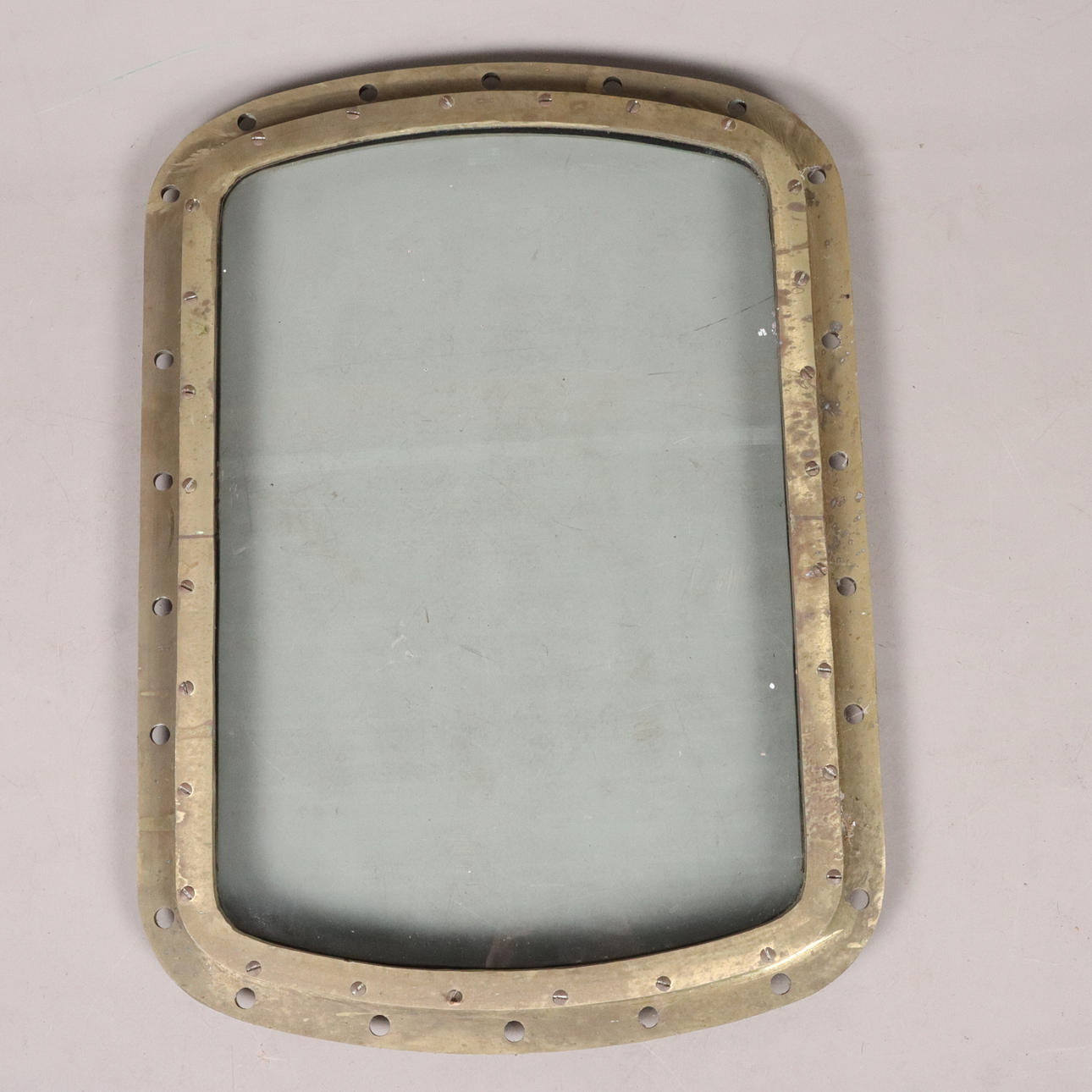 BÅDVINDUER, glas, messing.