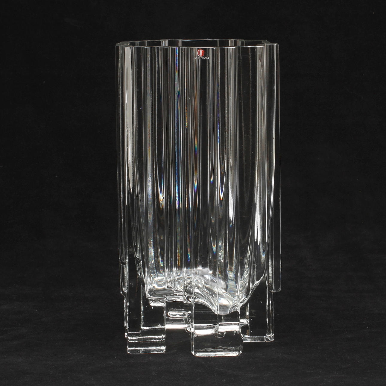 VAS, glas, "Arcadia", Tapio Wirkkala, Iittala, signerad.