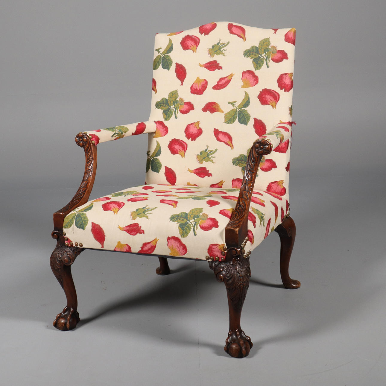 FÅTÖLJ, barock-stil.