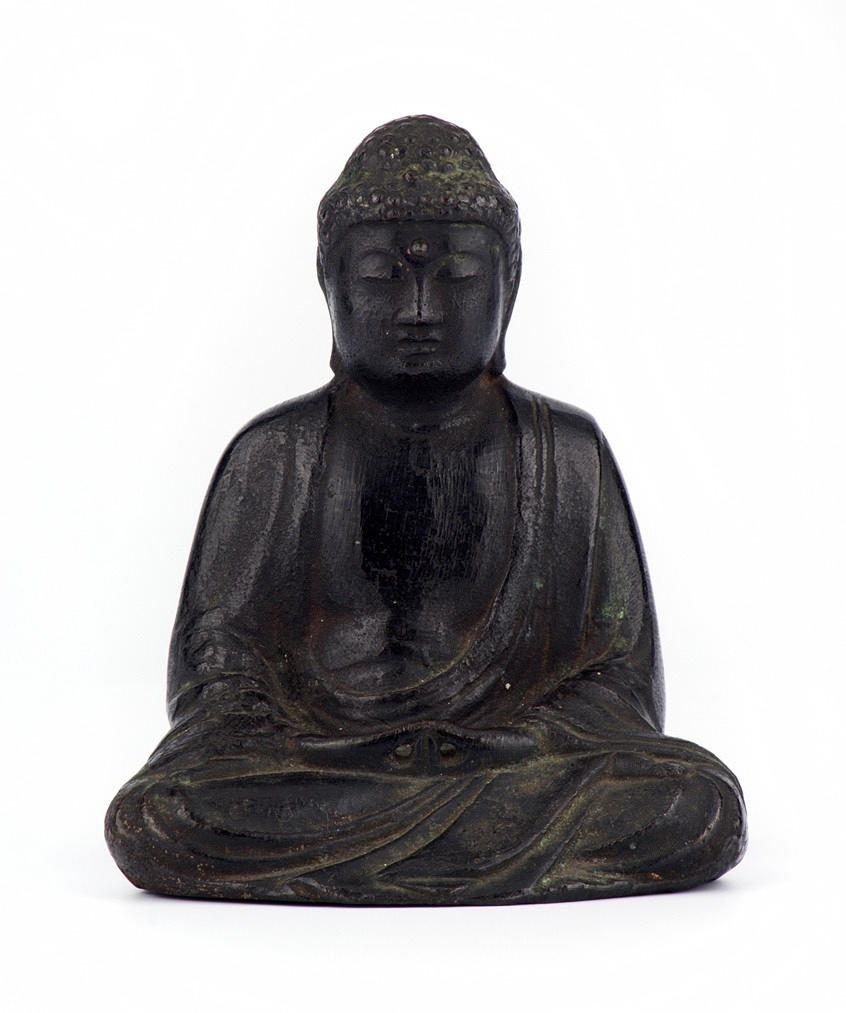 BUDDHA BRONS, troligen 1700-talets början. Kina.