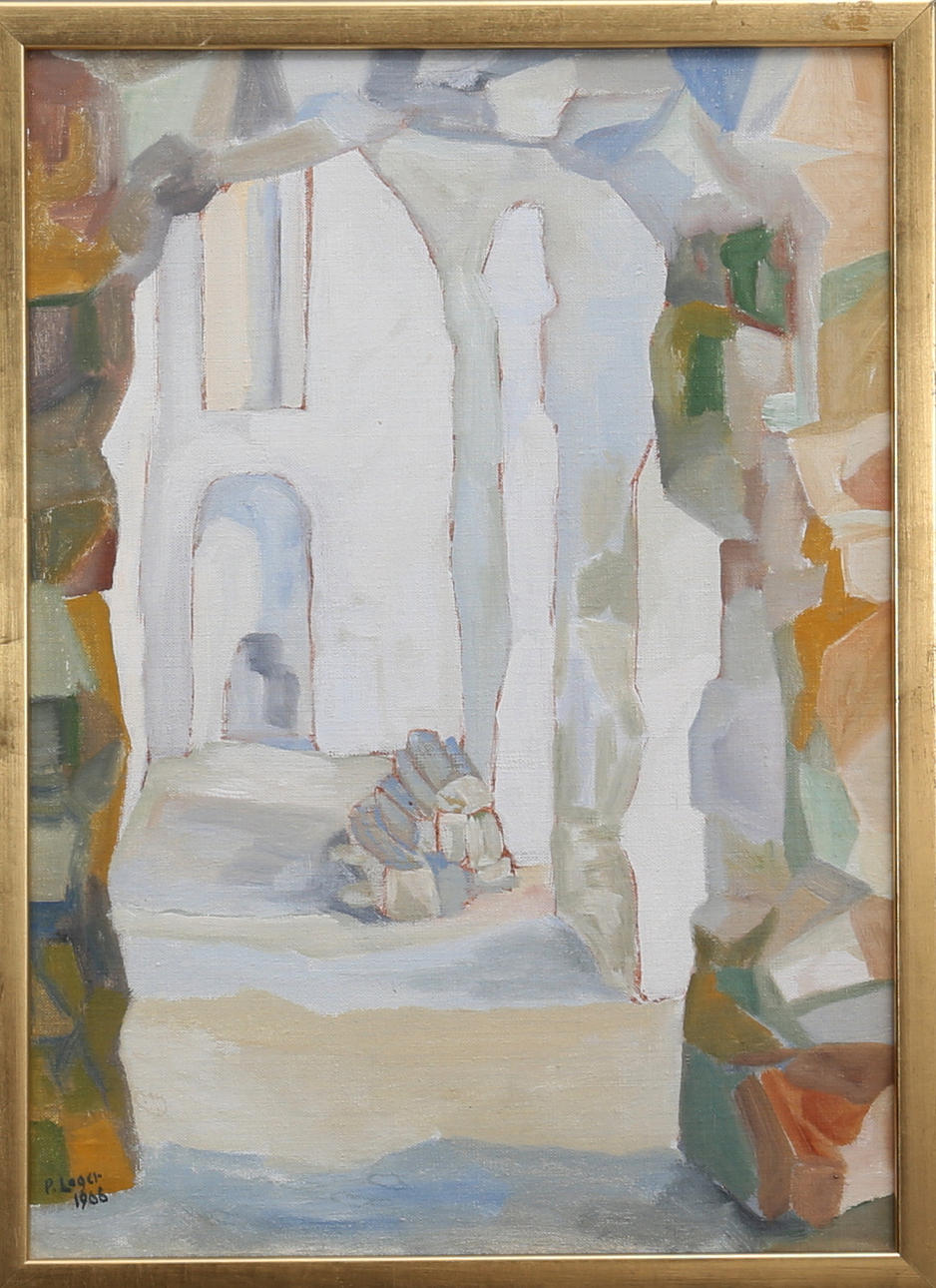 PAUL LAGER. Oil on canvas, signed, dated.