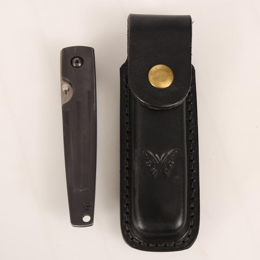 FALLING KNIFE. Benchmade, Boguszewski Spike with original case.
