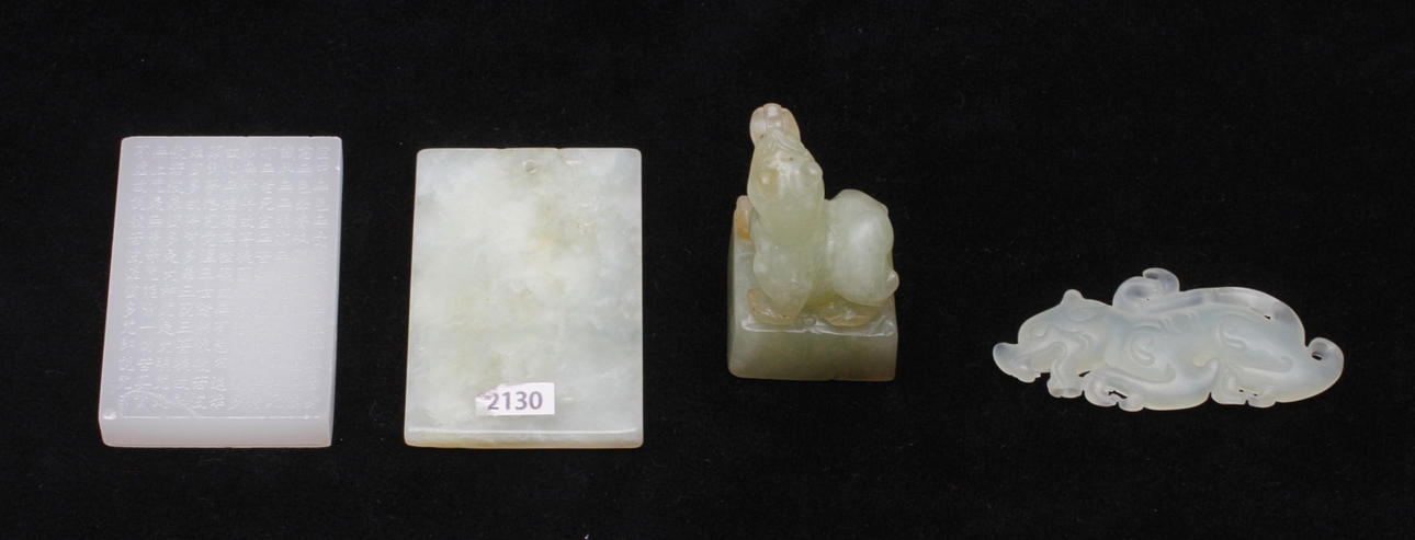 STENARBETEN, 4 st, ostindiska, bl.a. sigill.