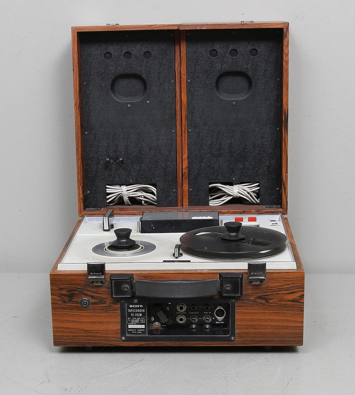 RULLBANDSPELARE, Sony TC-252W, 1960-tal.