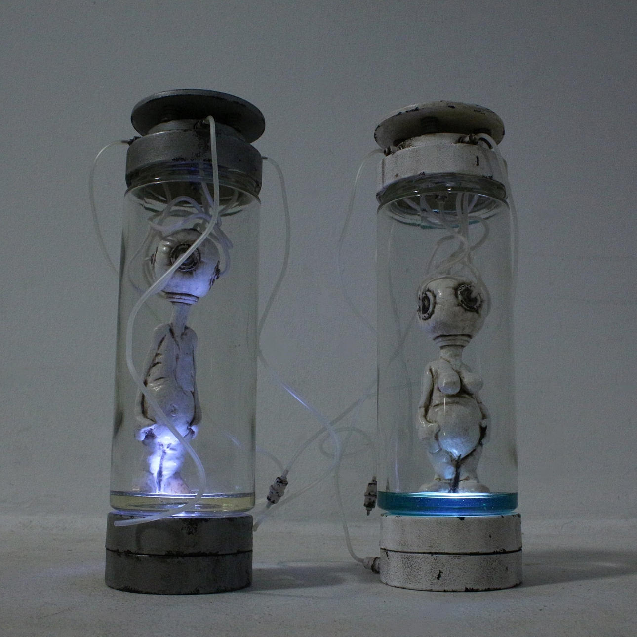 MARTIN SMIDA. Studio. 'The Curious Test Objects', sculptures with light ...