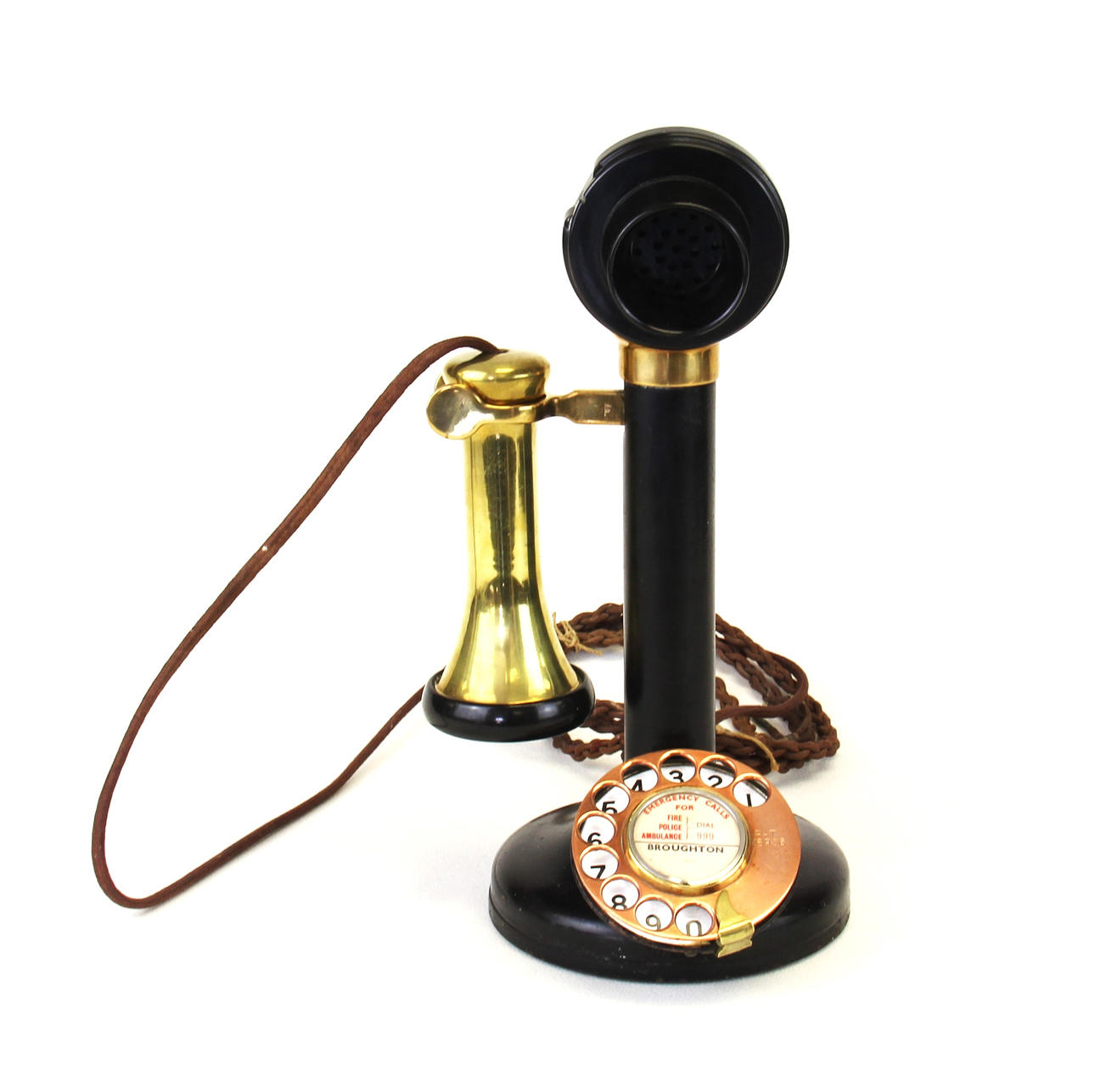 ORIGINAL CANDLESTICK TELEPHONE WITH DIAL.