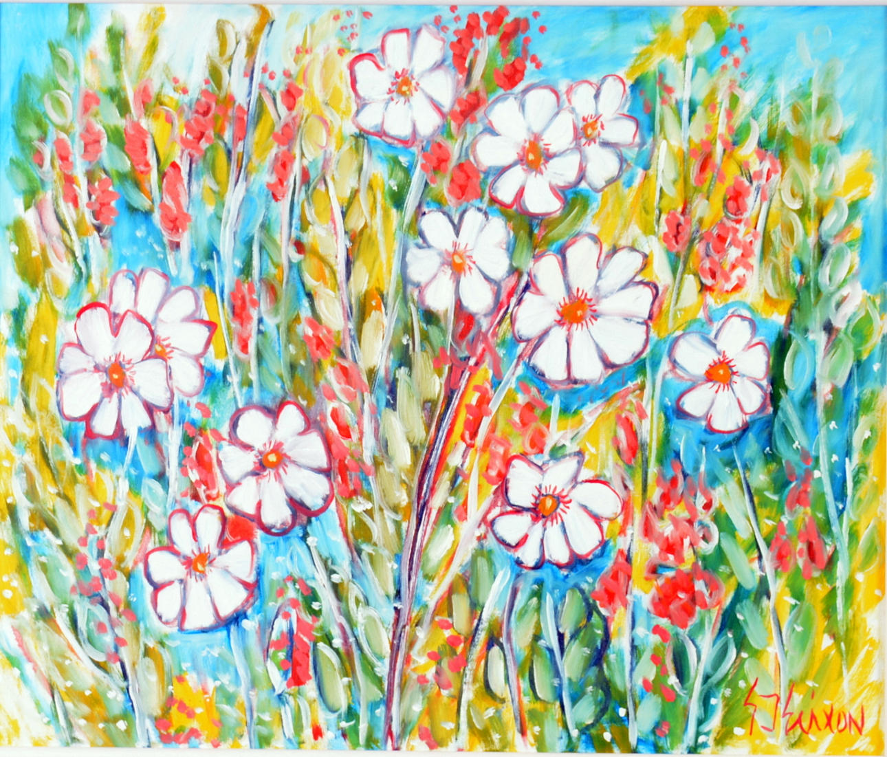 G INGEMAR ERIXON. Olja på duk.