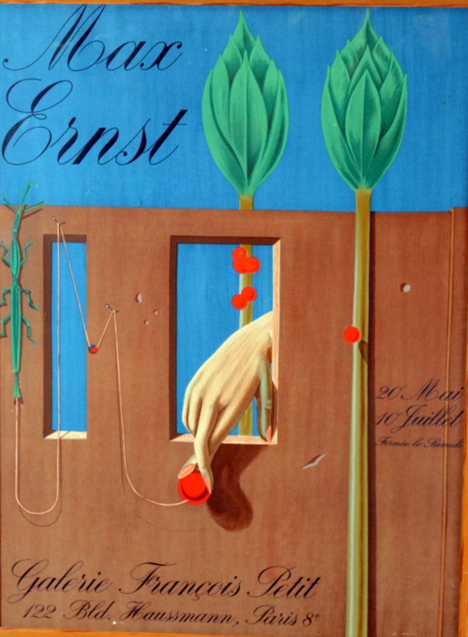 MAX ERNST. Färglitografi.