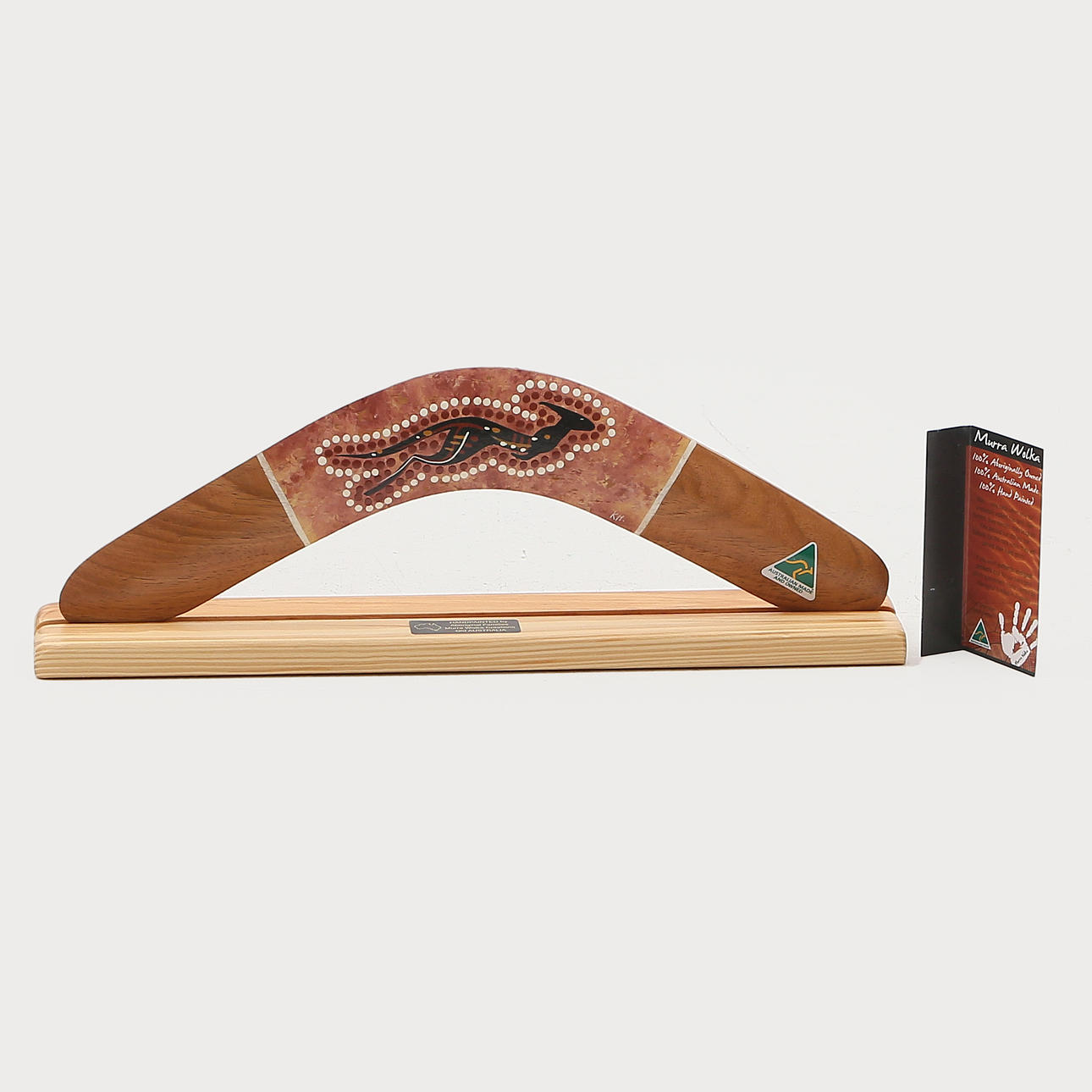 BUMERANG, Australien, handmålad, 1900-tal.