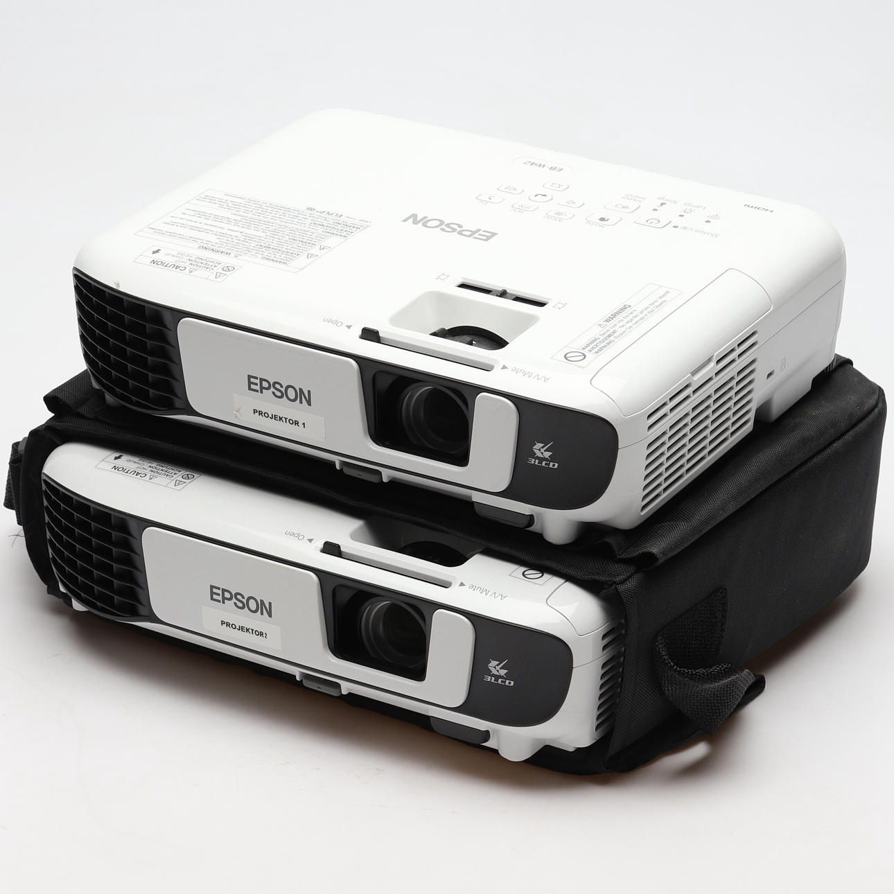 PROJEKTORER, 2 st, Epson EB-W42.