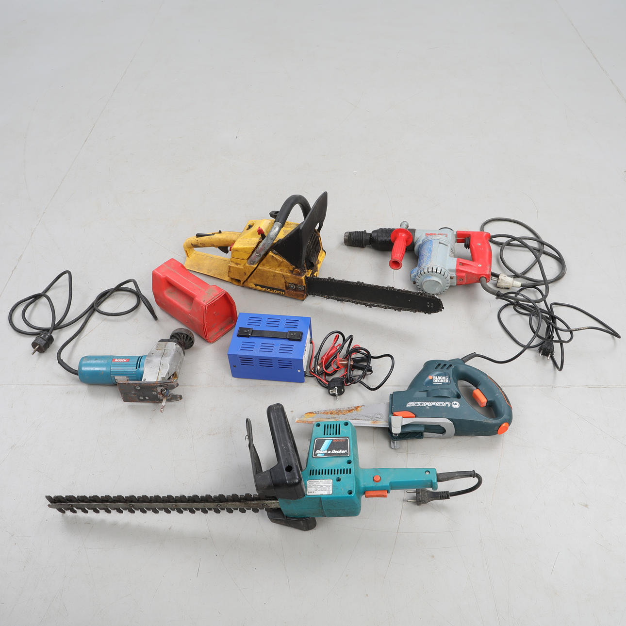 Lote DE HERRAMIENTAS ELÉCTRICAS, 7 piezas.