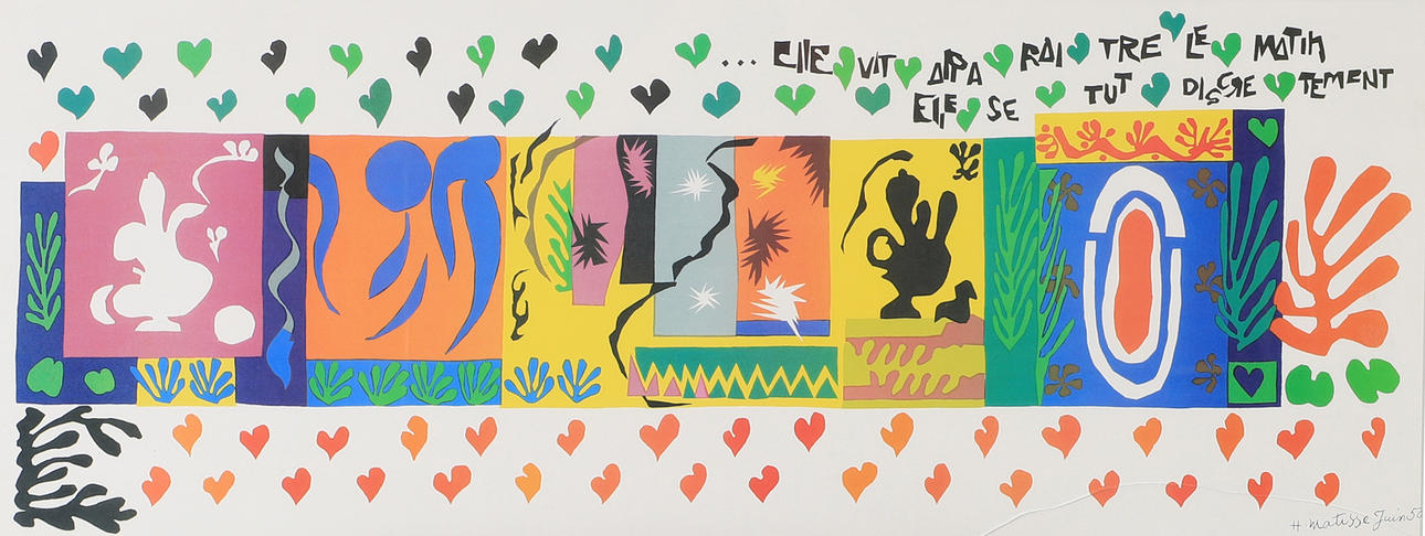 HENRI MATISSE. Affisch.