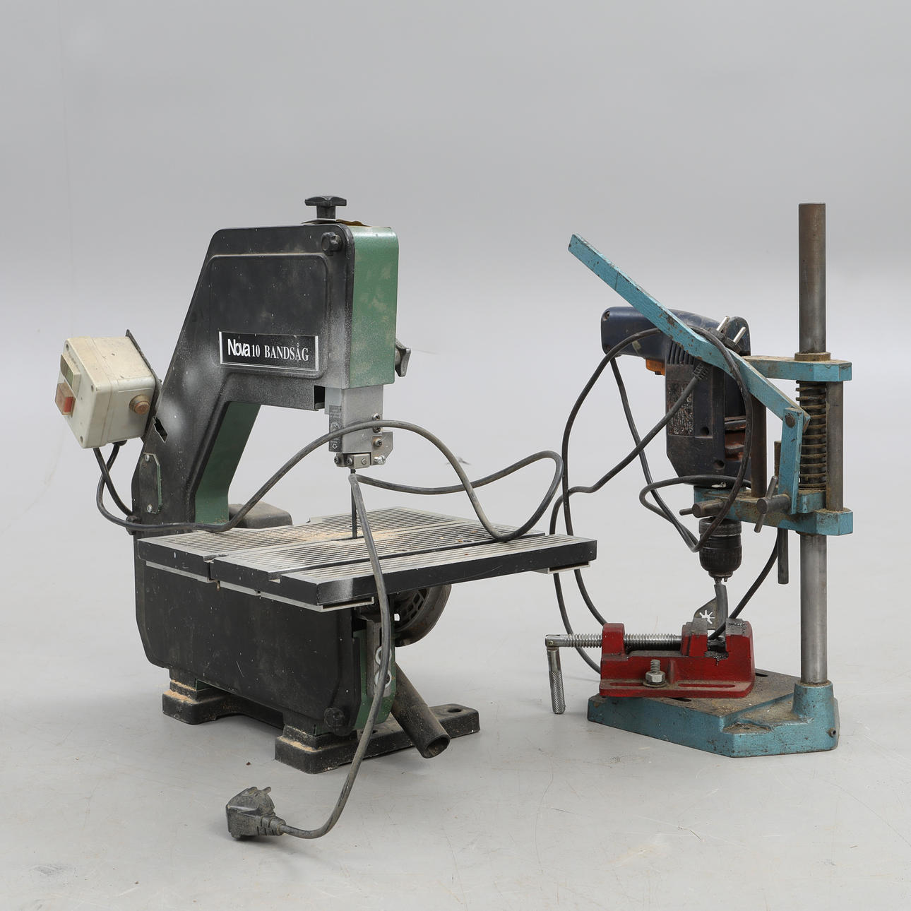 BÅNDSAV NOVA10, SØJLEBOR BORD MODEL AEG.