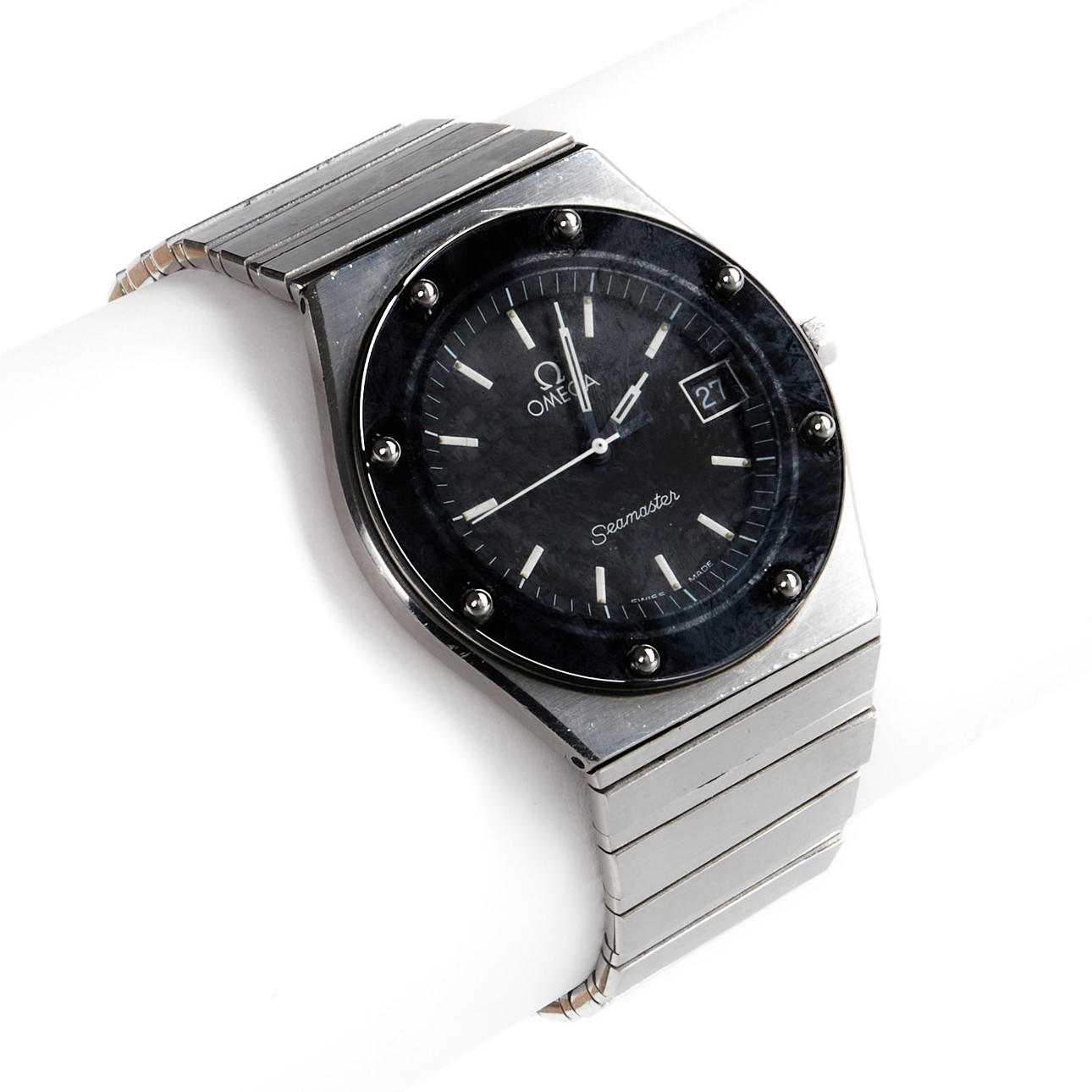 RANNEKELLO, Omega Seamaster, teräs, naiset.