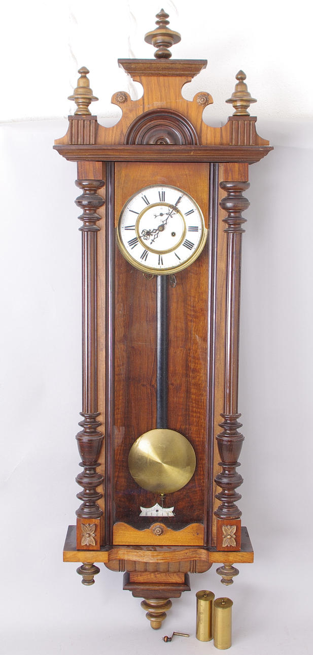 LODREGULATOR, mahogny, nyrenässans.