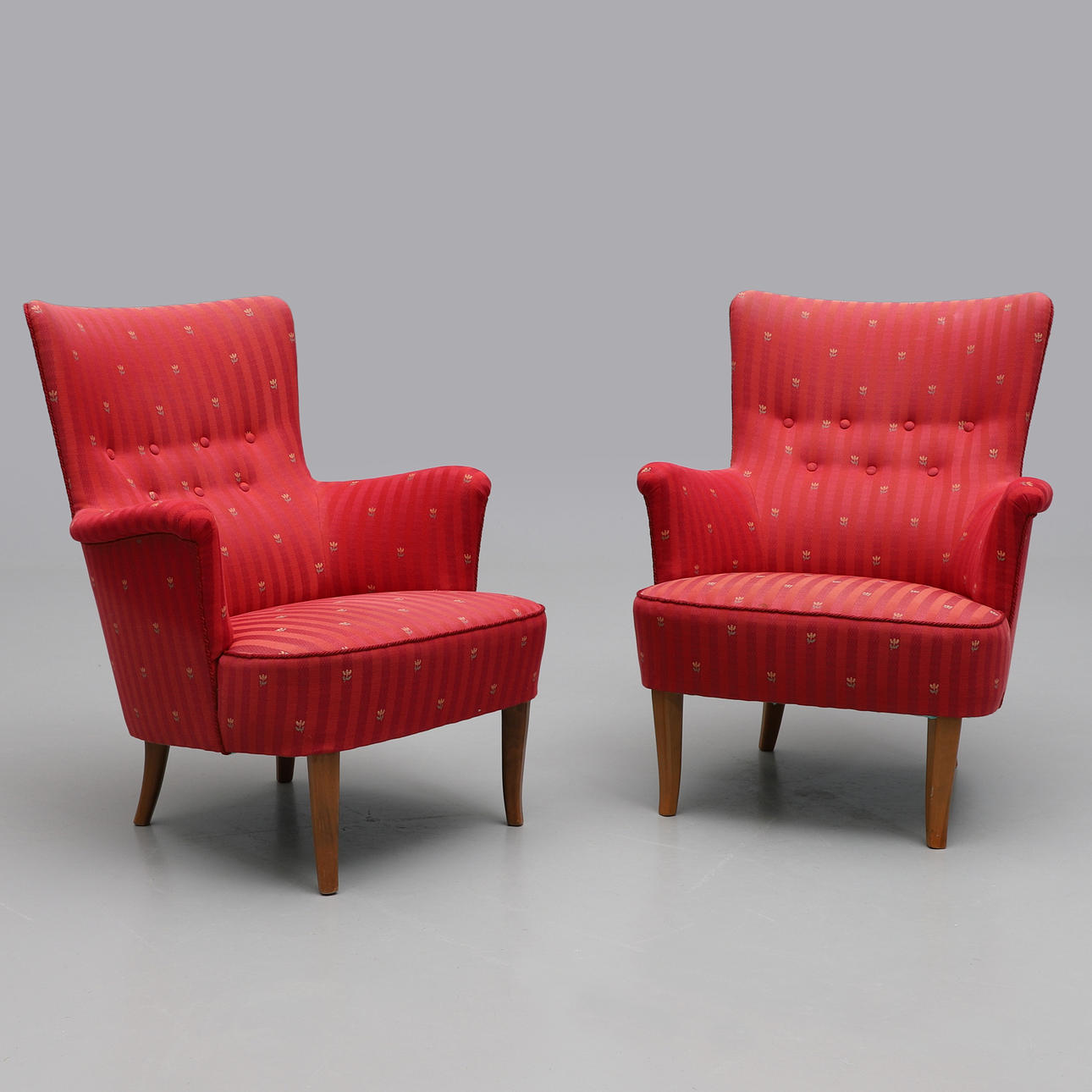 CARL MALMSTEN. Armchairs, a pair, OH Sjögren.