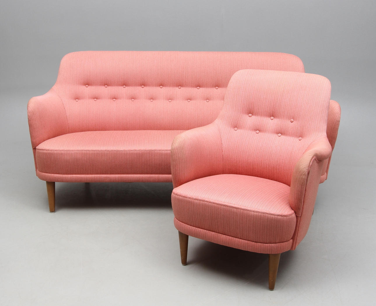 SOFFA, FÅTÖLJ, "Samsas", Carl Malmsten.