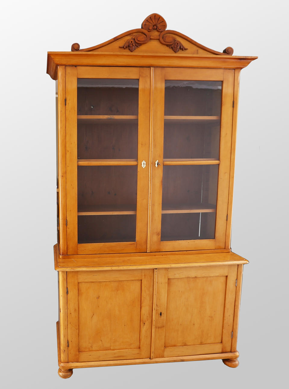 BOKSKÅP, senempire, 1800-talets mitt.