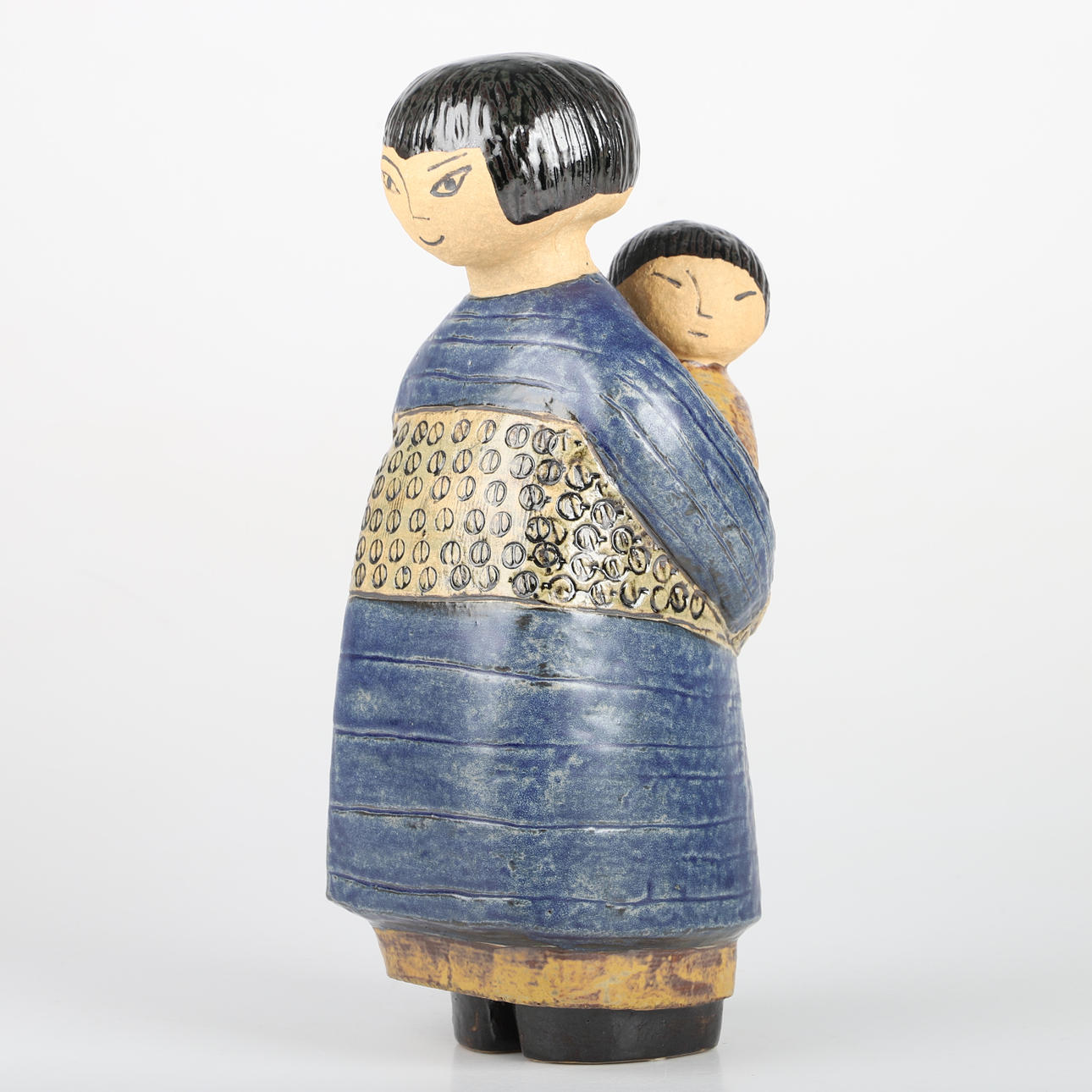 LISA LARSON. Figur, "Japanisch", Steinzeug, Gustavsberg.