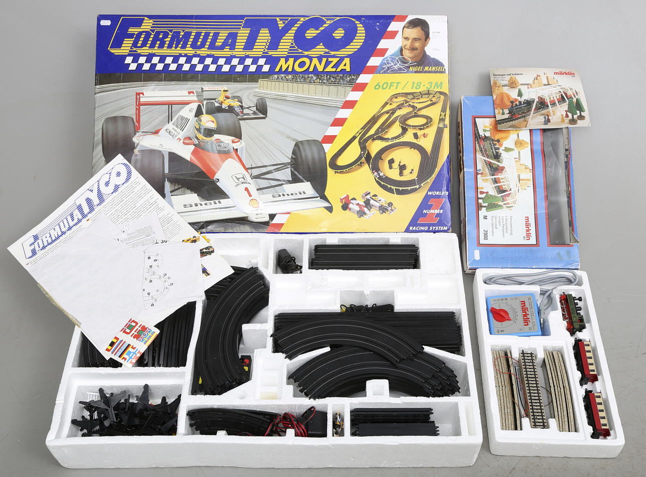 BILBANA, Tyco och TÅGSET, Märklin.