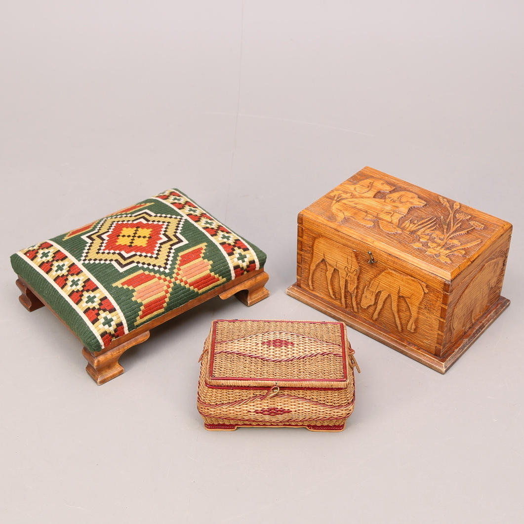 FOTPALL, TRÄSKRIN, SYKORG, 1900-tal.