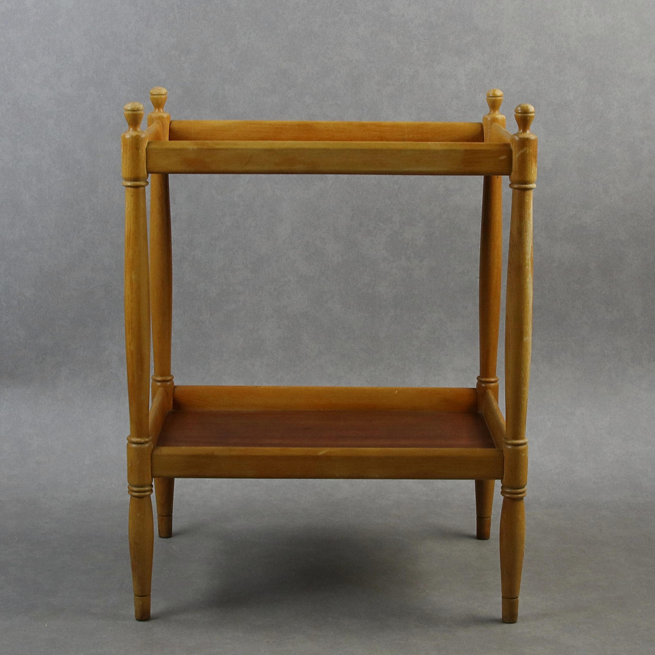 SIDE TABLE frame of beech, tops of teak, mid-20th century. Furniture ...