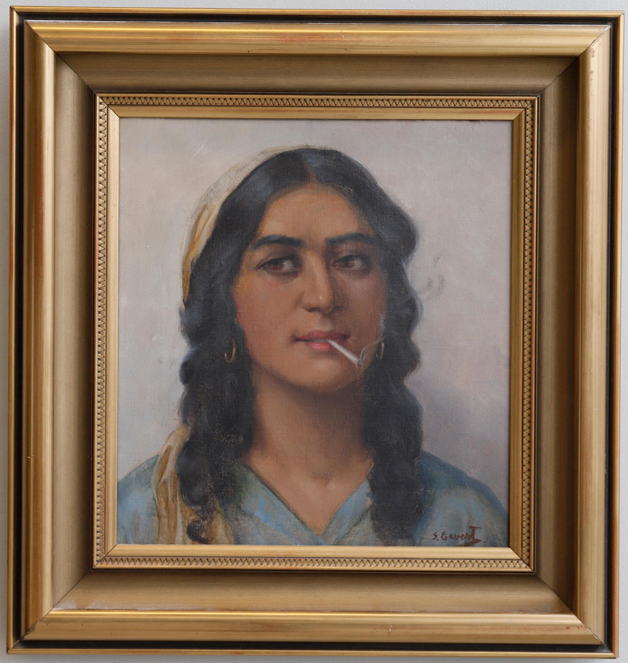 SVEN EWERT. oil on canvas, signed.