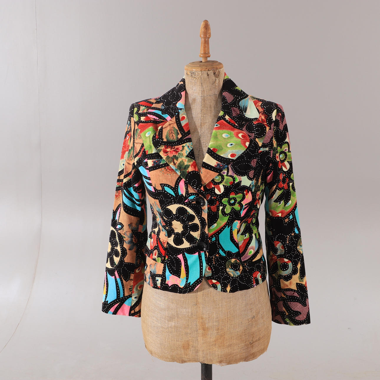 DAMKAVAJ, mönstrad sammet, Nicowa, 2000-tal.