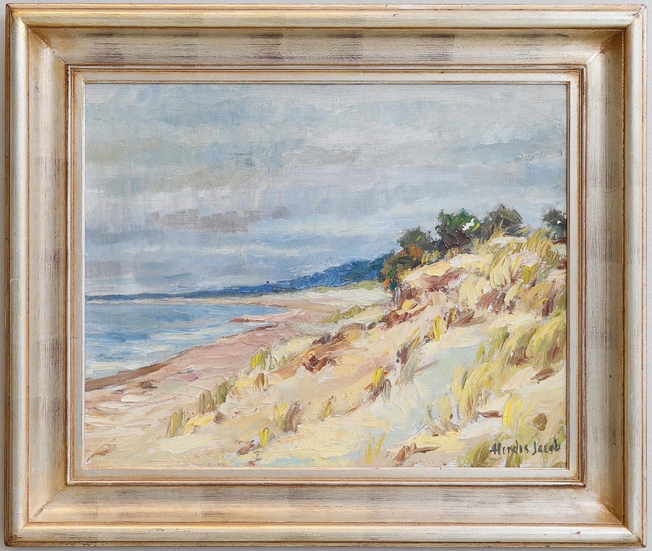 OIDENTIFIERAD KONSTNÄR. oil on canvas, signed.