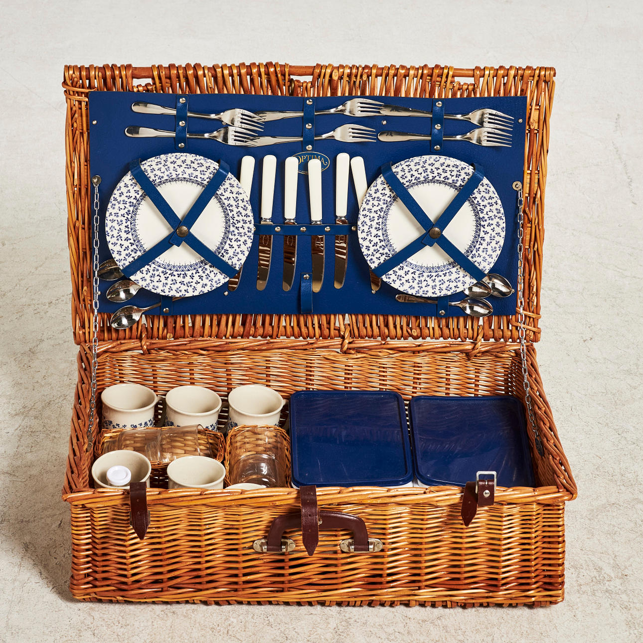 PICKNICKKORB, Optima, England, für 6 Personen.