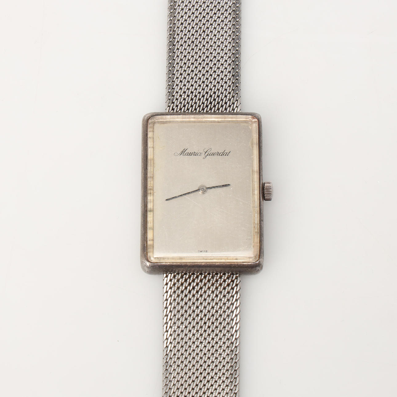 RELOJ DE PULSERA, Maurice Guerdat, plata de ley.